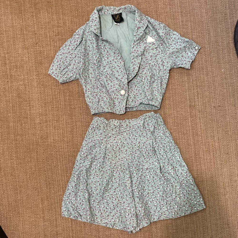 VA Victoria Ashely Vintage 90s Matching Set Size XS - Picture 4 of 8